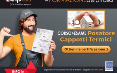 Formazione + esame certificazione POSATORI CAPPOTTO TERMICO