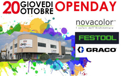 20 Ottobre Open Day Novacolor -Festool e Graco nel Colorificio di COLOR POINT – ALBA