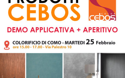 Formazione per applicare prodotti CEBOS – COMO e ALBA
